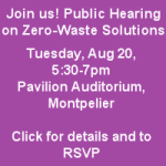 Why you should attend the public hearing on zero waste