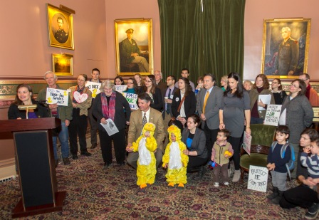 VPIRG held a Campaign for a Toxic-Free Vermont event at the Vermont Statehouse Wednesday 02/12/2014.