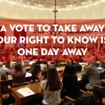 It's now or never for our right to know.
