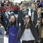 Hundreds of Students Rally for Climate Action
