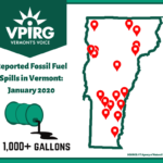 Reported Fossil Fuel Spills in Vermont: January