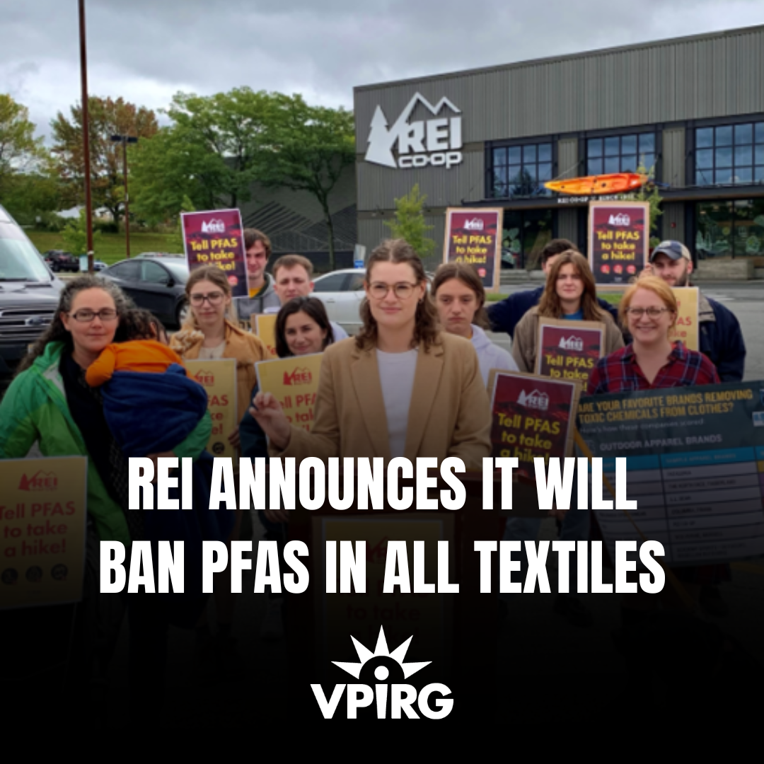 REI Announces It Will Ban PFAS In All Textiles Vermont Public